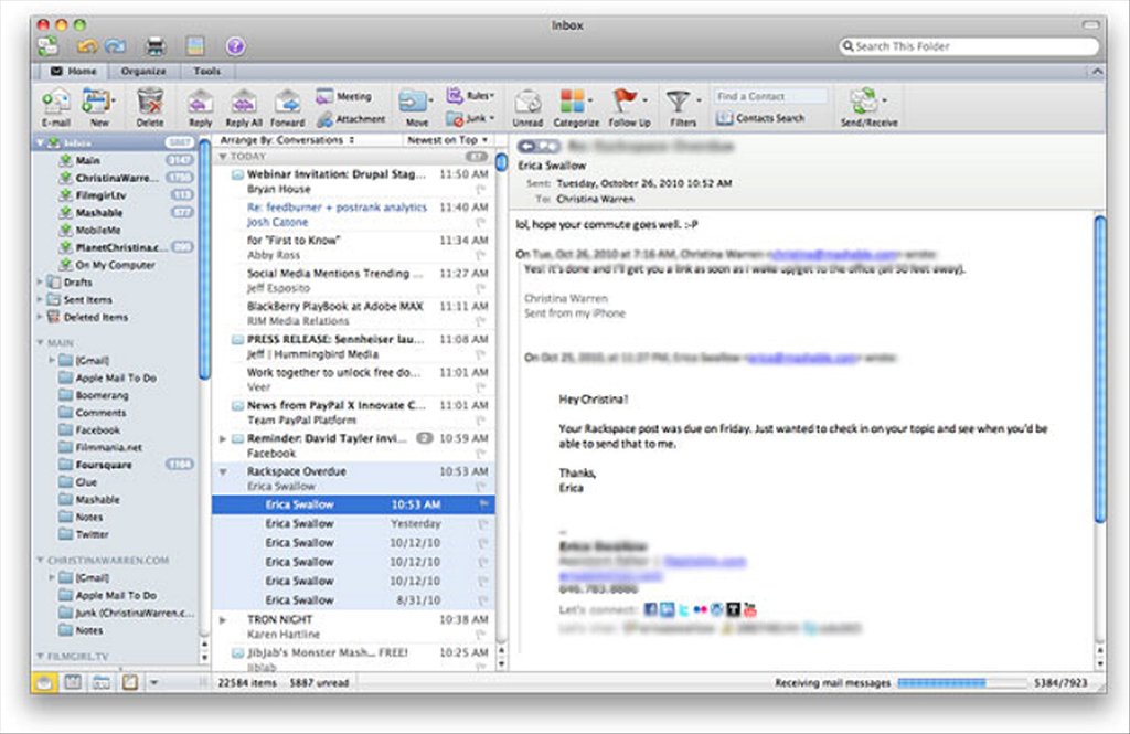 outlook 15 for mac slow